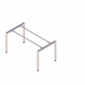 ESTRUCTURA BENCH BLANCO 50mmx50mm de 600mmx710mm