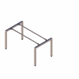 ESTRUCTURA BENCH GRIS HUMO 50mmx50mm de 600mmx710mm